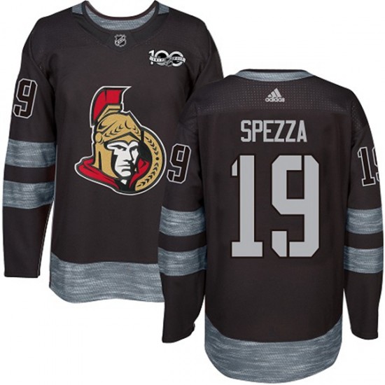 Ottawa Senators NHL Drakt Jason Spezza 19 1917-2017 100th Anniversary Adidas Black Authentic
