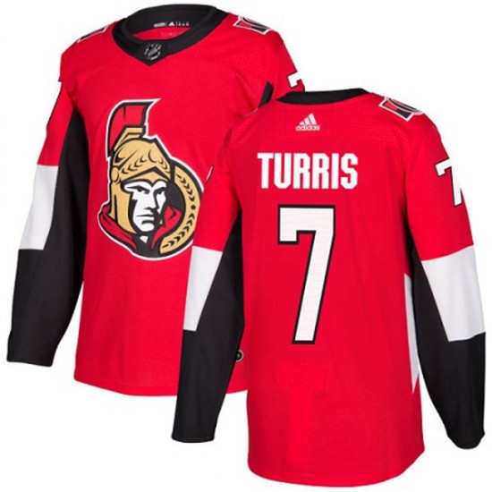 Ottawa Senators NHL Drakt Kyle Turris 7 Adidas 2017 2018 Red Authentic