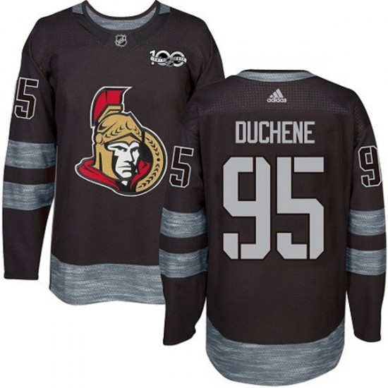 Ottawa Senators NHL Drakt Matt Duchene 95 1917-2017 100th Anniversary Adidas Black Authentic